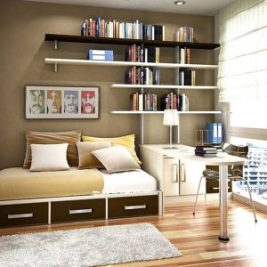 kệ sách treo tường phòng ngủ