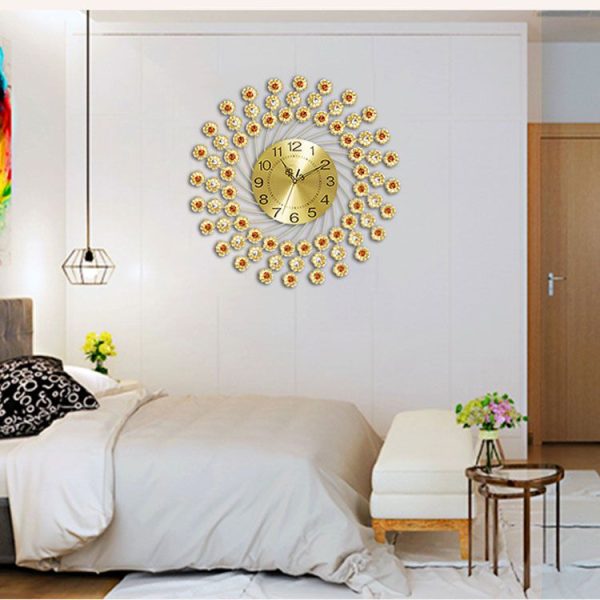 Đồng Hồ Trang Trí Mẫu Hoa Đồng Tiền - Ảnh 2