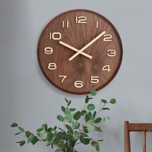 Giá đồng hồ gỗ trang trí phòng khách Giá đồng hồ gỗ trang trí phòng khách